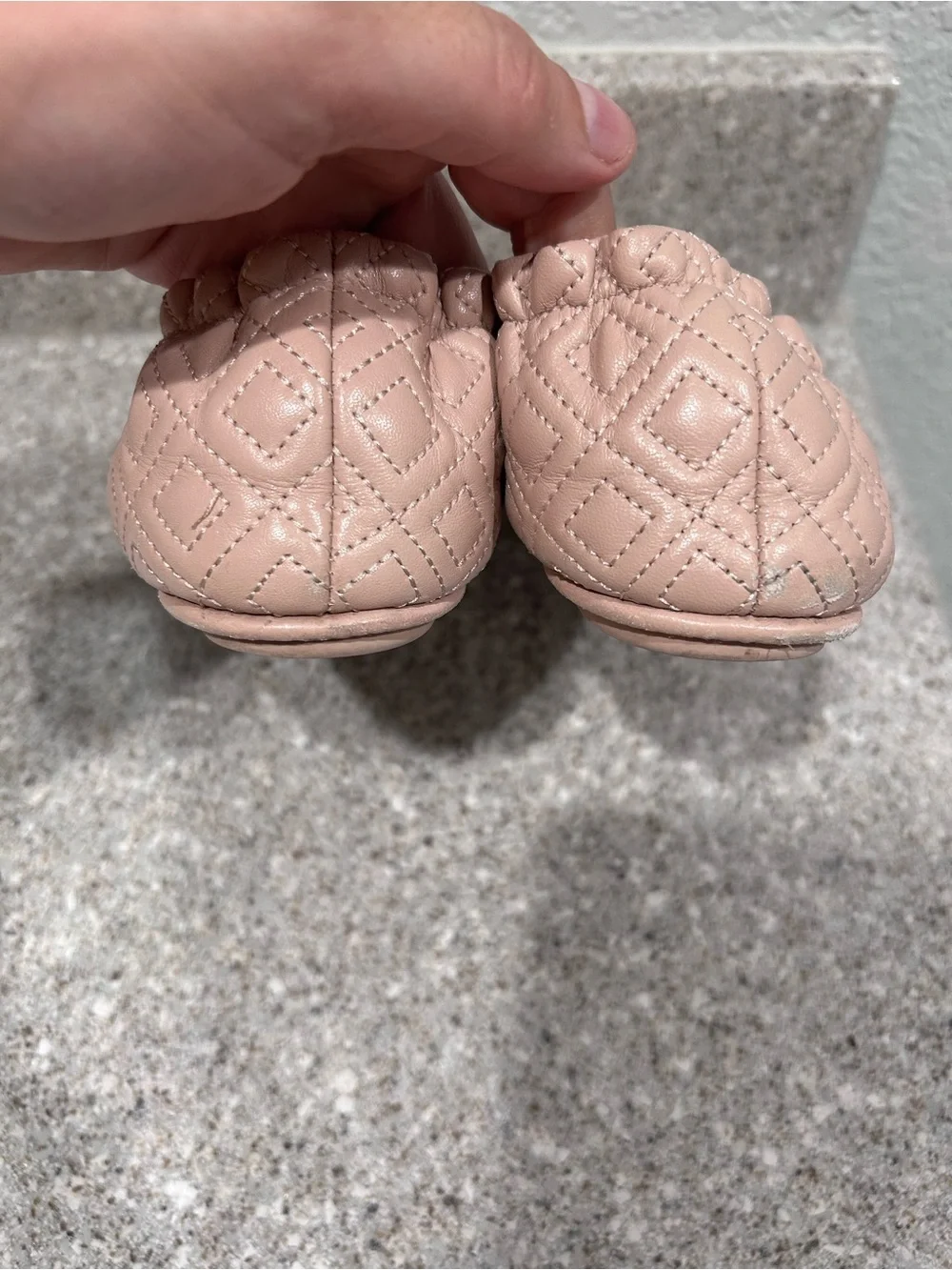 Tory Burch blush quilted